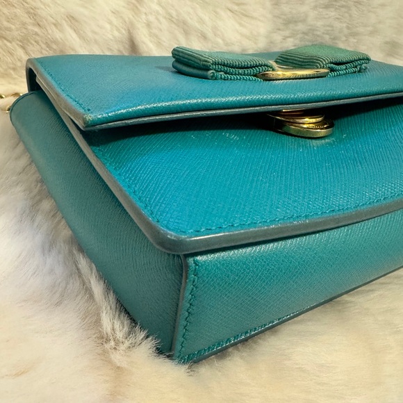 Salvatore Ferragamo Mini Vara Bow Crossbody Shoulder Bag - Picture 7 of 11